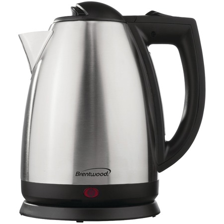 BRENTWOOD APPLIANCES Cordless 2 L Electric Kettle (Stainless Steel) KT-1800